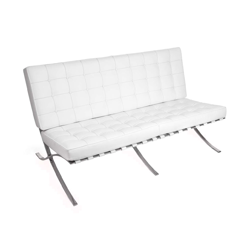 Sillón Barcelona Doble en Cuero